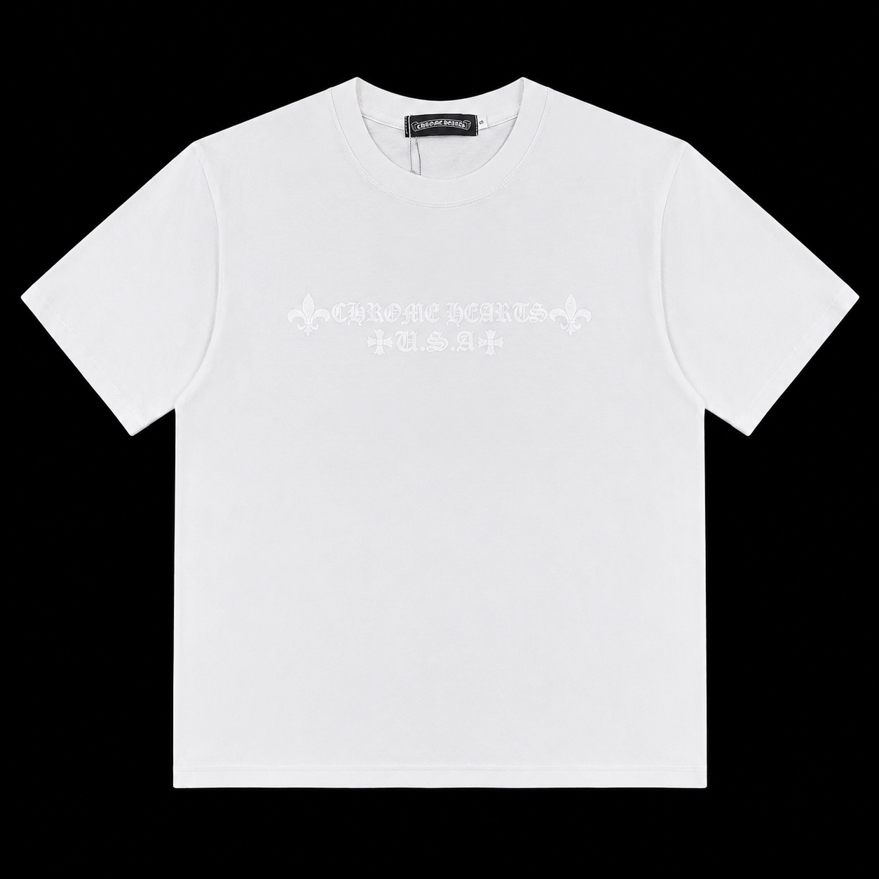 Chrome Hearts Tonal USA Blanca, vista frontal