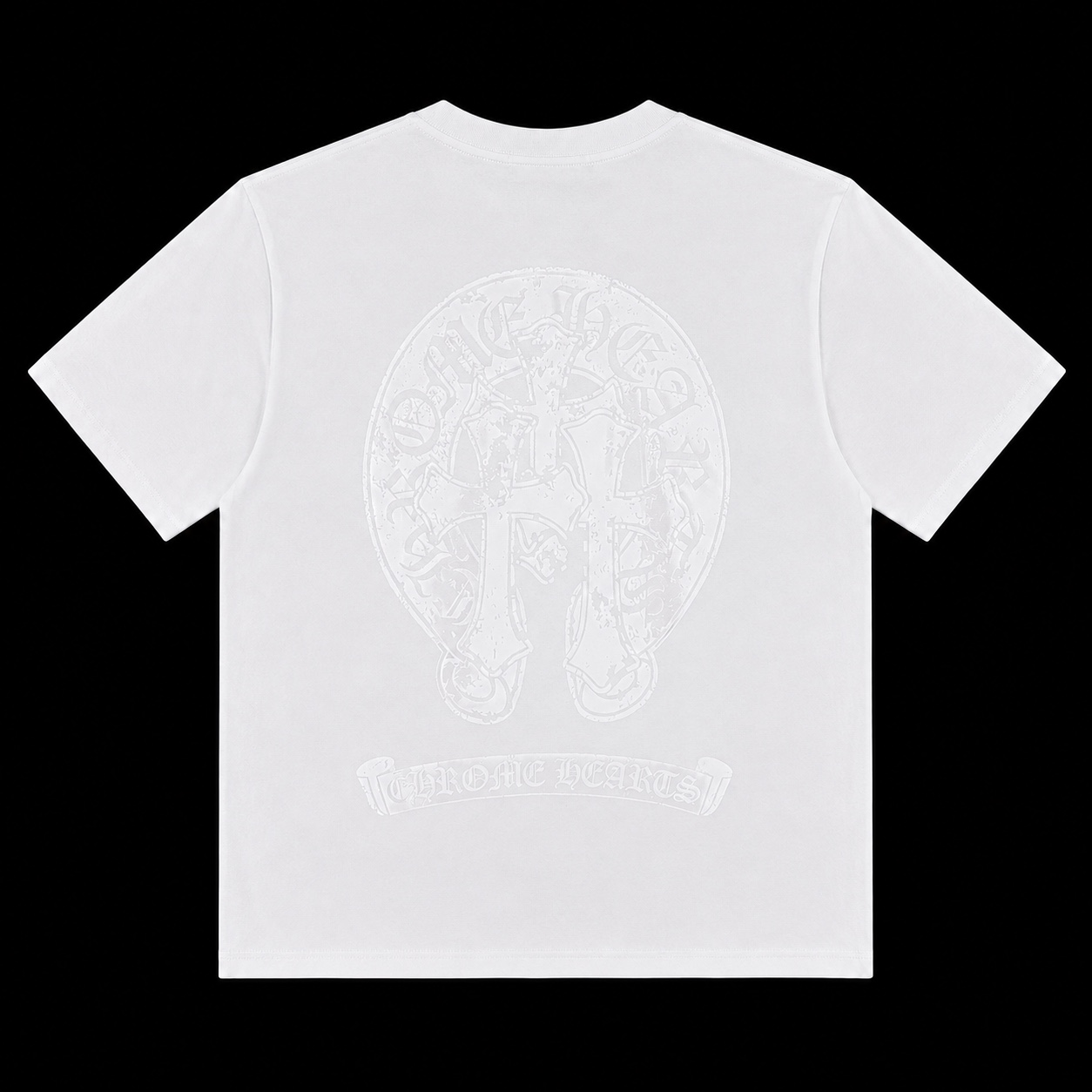 Chrome Hearts Tonal USA Blanca, vista trasera